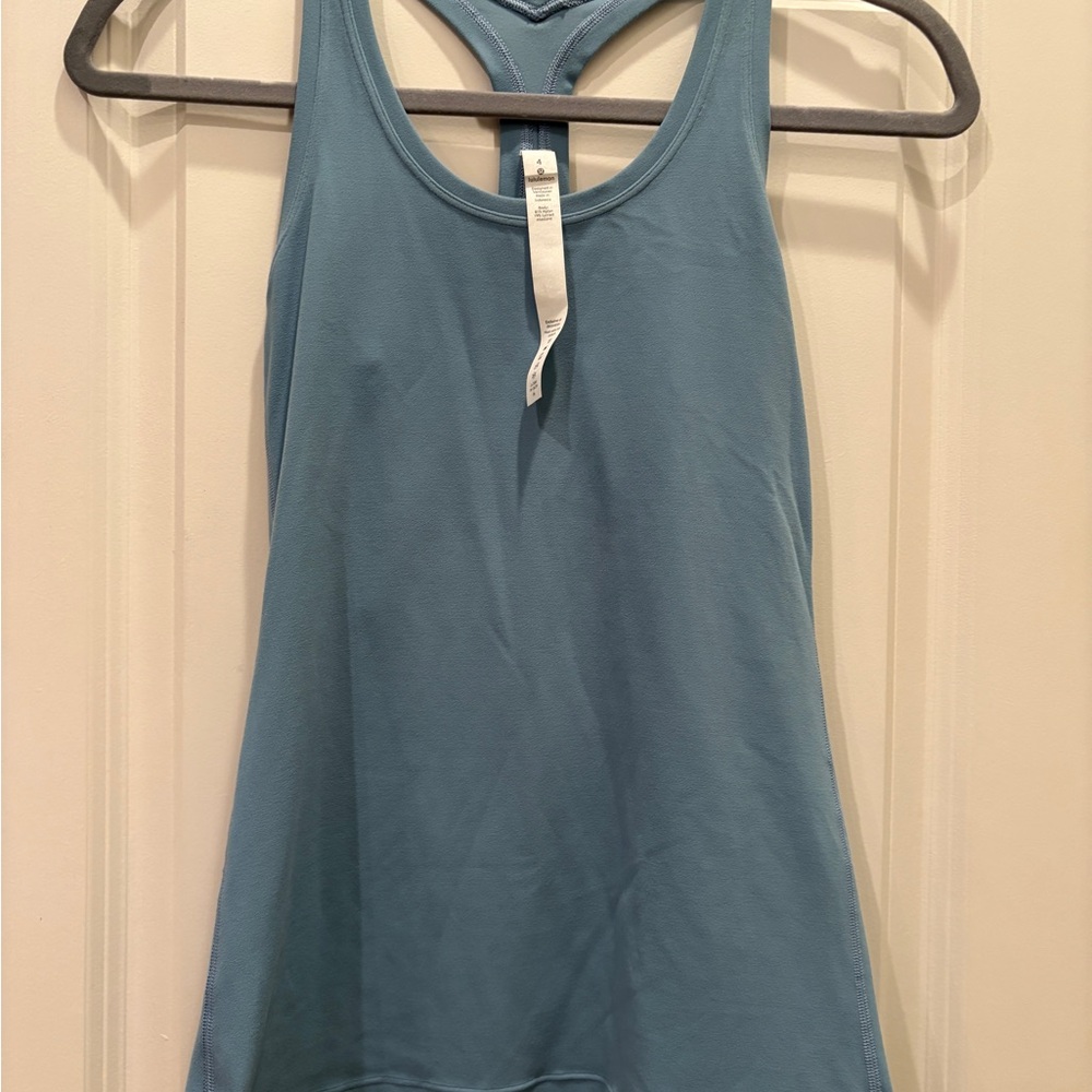 Lululemon Cool Racerback Top Size 4 Blue